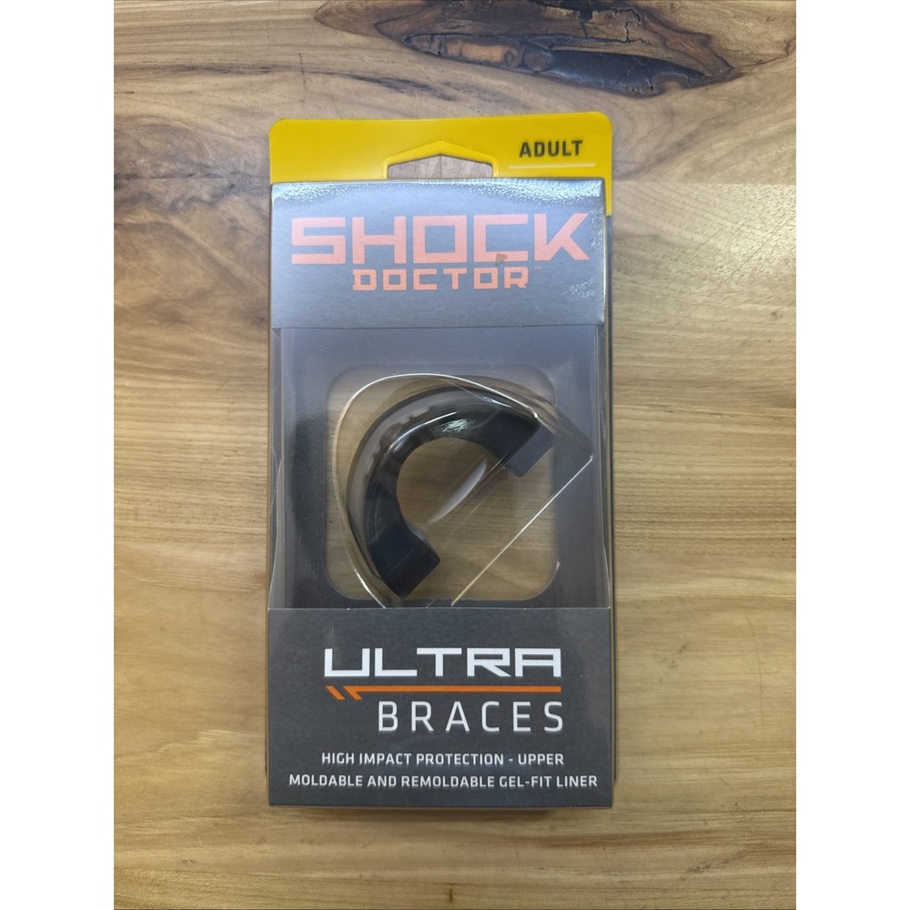 Shock Doctor Ultra Braces Flavor Fusion Mouthguard Adult 11+ tether included